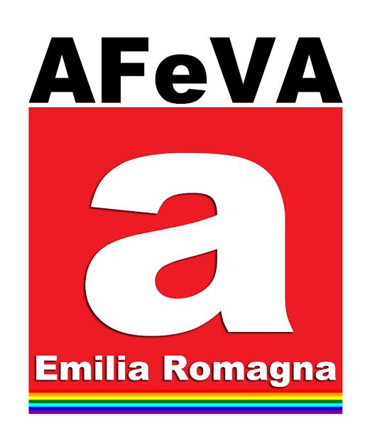 AFEVA logo bianco ombr