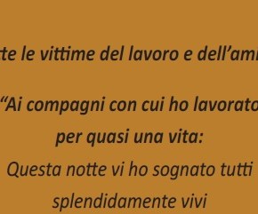 WORKERS MEMORIAL DAY: Una targa per ricordare – dignità, lotta,&nbsp;giustizia