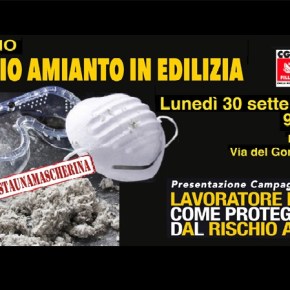 PROGETTO AMIANTO: Il rischio amianto in edilizia – Convegno FILLEA ER-CGIL ER-AFeVA ER 30 settembre 2019&nbsp;Bologna