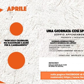 AMIANTO E SALUTE E SICUREZZA SUL LAVORO – INIZIATIVA ON-LINE DI CGIL-CISL-UIL&nbsp;28/04/2021