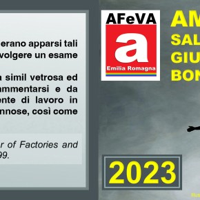 AFeVA ER – Tesseramento 2022: un augurio per il nuovo anno – AMIANTO cure, ricerca,&nbsp;bonifiche