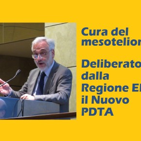 Cure del Mesotelioma Pleurico Regione Emilia-Romagna: Nuova delibera regionale PDTA e rete clinico-organizzativa  e presa in carico dei pazienti affetti da mesotelioma&nbsp;pleurico