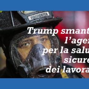 USA – TRUMP smantella il NIOSH – l’ Istituto Nazionale per la Salute e Sicurezza&nbsp;Occupazionale